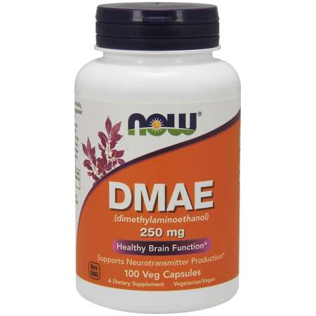 NOW Foods DMAE (Dimethylaminoethanol), 250mg - 100 vcaps