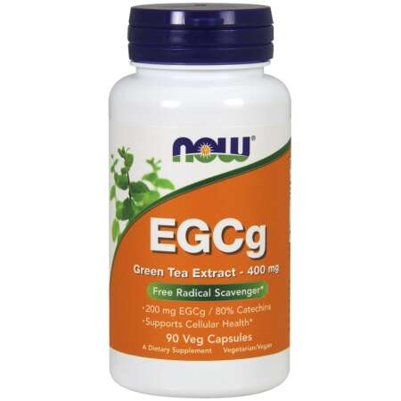 NOW Foods EGCg Green Tea Extract, 400mg - 90 vcaps