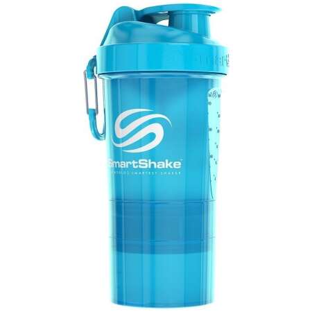 SmartShake Original2Go, Neon Blue - 600 ml.