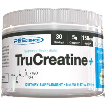 PEScience TruCreatine+ Powder, Unflavored - 161g