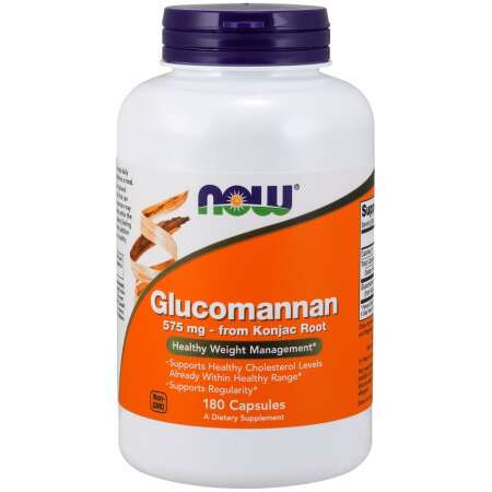 NOW Foods Glucomannan from Konjac Root, 575mg - 180 caps