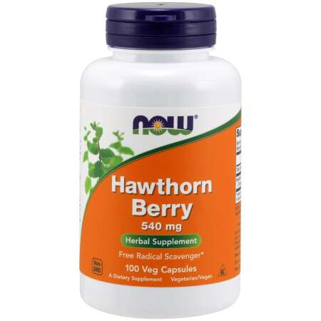NOW Foods Hawthorn Berry, 540mg - 100 vcaps