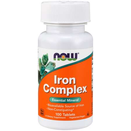 NOW Foods Iron Complex - 100 tablets