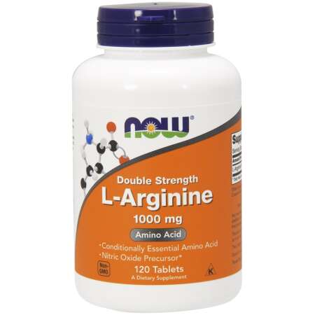 NOW Foods L-Arginine, 1000mg - 120 tablets