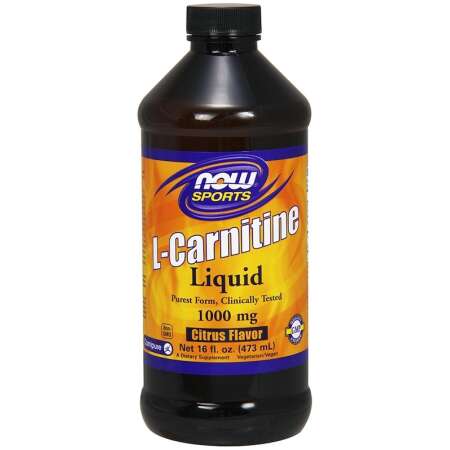 NOW Foods Liquid L-Carnitine, 1000mg Tropical Punch - 473 ml.