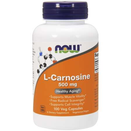 NOW Foods L-Carnosine, 500mg - 100 vcaps