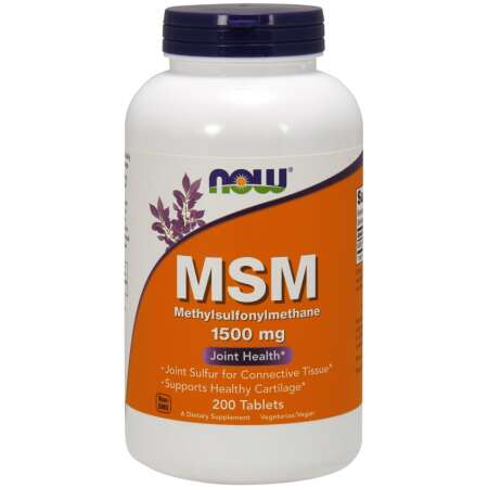 NOW Foods MSM Methylsulphonylmethane, 1500mg - 200 tabs