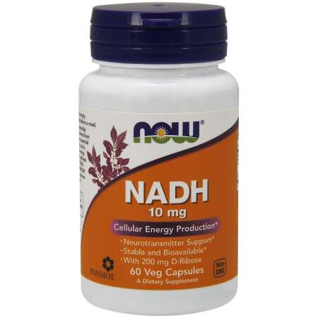 NOW Foods NADH, 10mg - 60 vcaps