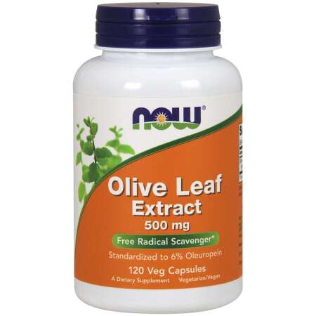 NOW Foods Olive Leaf Extract, 500mg - 120 vcaps