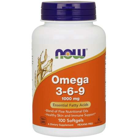 NOW Foods Omega 3-6-9, 1000mg - 100 softgels