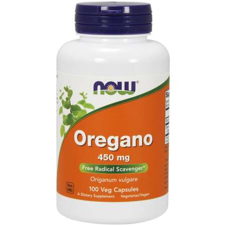 NOW Foods Oregano, 450mg - 100 vcaps