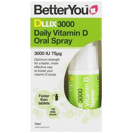 BetterYou D3000, Daily Vitamin D Oral Spray - 15 ml.