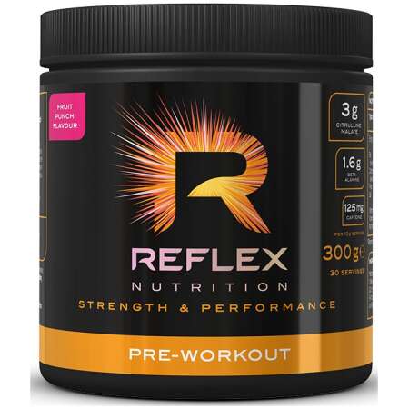 Reflex Nutrition Pre-Workout, Fruit Punch - 300g