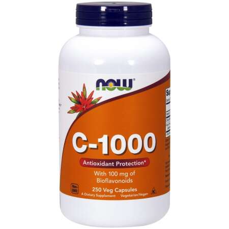 NOW Foods Vitamin C-1000 with 100mg Bioflavonoids - 250 vcaps