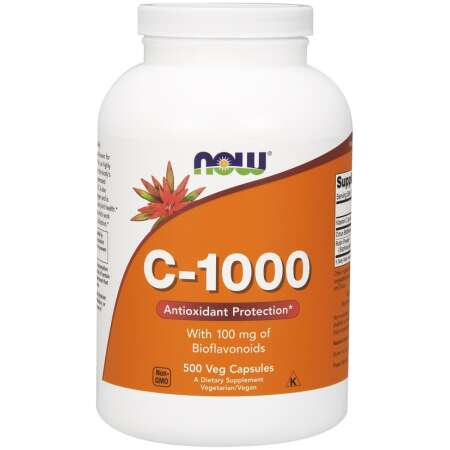 NOW Foods Vitamin C-1000 with 100mg Bioflavonoids - 500 vcaps