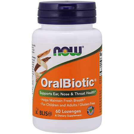 NOW Foods OralBiotic - 60 lozenges