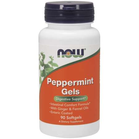 NOW Foods Peppermint Gels - 90 softgels