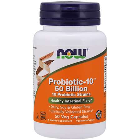 NOW Foods Probiotic-10, 50 Billion - 50 vcaps