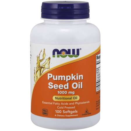 NOW Foods Pumpkin Seed Oil, 1000mg - 100 softgels