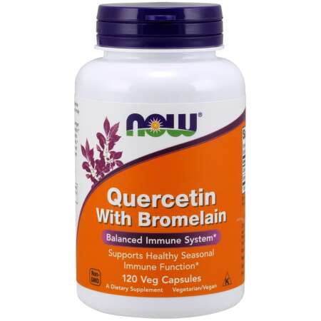 NOW Foods Quercetin with Bromelain - 120 vcaps