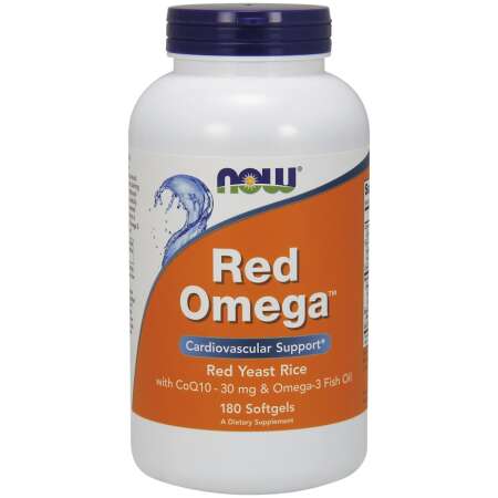 NOW Foods Red Omega (Red Yeast Rice) - 180 softgels
