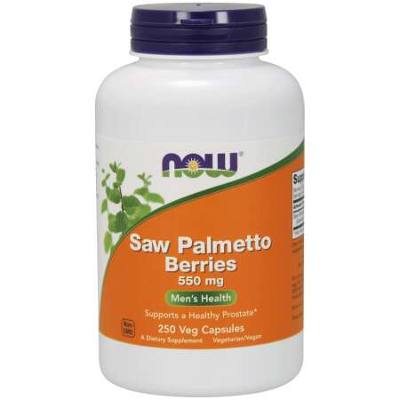 NOW Foods Saw Palmetto Berries, 550mg - 250 vcaps