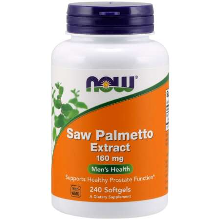 NOW Foods Saw Palmetto Extract, 160mg - 240 softgels