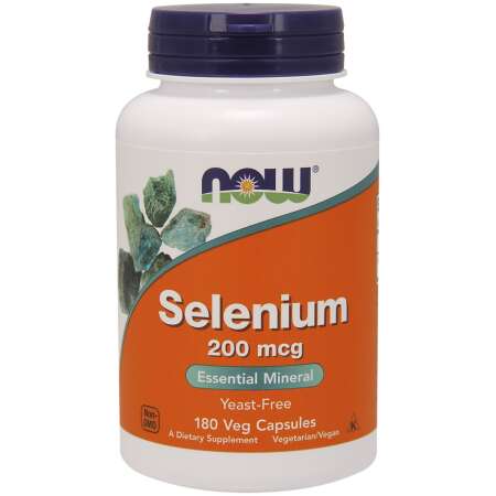 NOW Foods Selenium, 200mcg - 180 vcaps