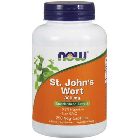 NOW Foods St. John's Wort, 300mg - 250 vcaps