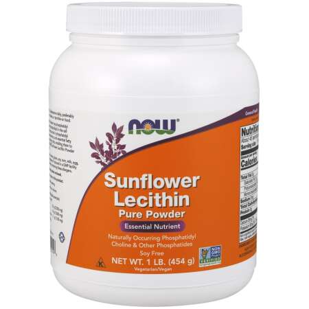 NOW Foods Sunflower Lecithin, Pure Powder - 454g