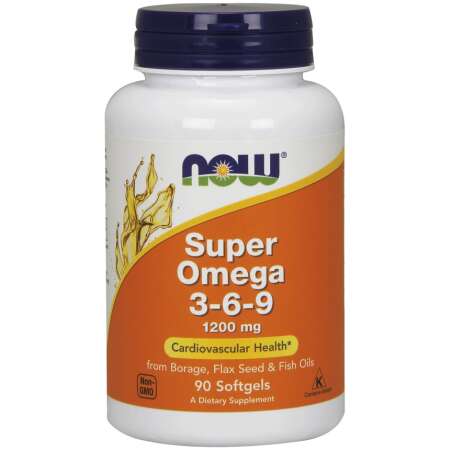 NOW Foods Super Omega 3-6-9, 1200mg - 90 softgels