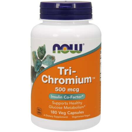 NOW Foods Tri-Chromium, 500mcg - 180 vcaps