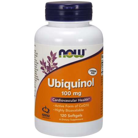 NOW Foods Ubiquinol, 100mg - 120 softgels