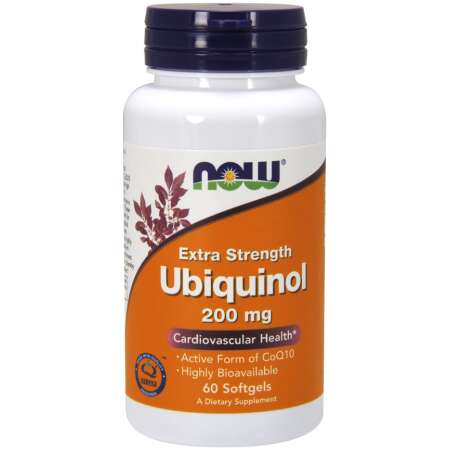 NOW Foods Ubiquinol, 200mg - 60 softgels