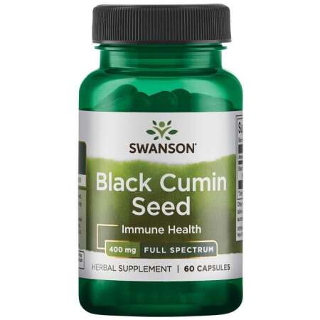Swanson Black Cumin Seed, 400mg - 60 caps