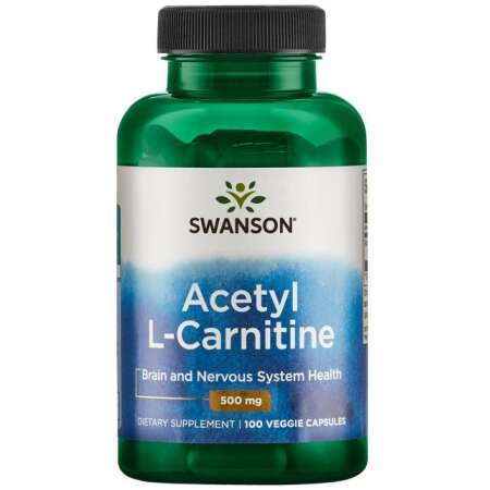 Swanson Acetyl L-Carnitine, 500mg - 100 vcaps