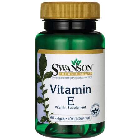 Swanson Vitamin E, 400 IU - 60 softgels