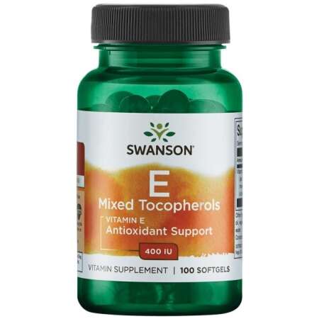 Swanson Vitamin E Mixed Tocopherols, 400 IU - 100 softgels