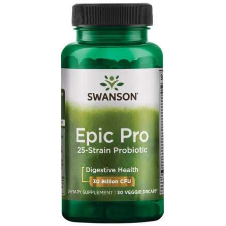 Swanson Epic Pro 25-Strain Probiotic - 30 vcaps