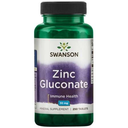 Swanson Zinc Gluconate, 30mg - 250 tablets
