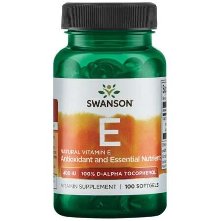 Swanson Vitamin E, 400 IU Natural - 100 softgels