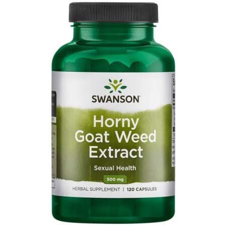 Swanson Horny Goat Weed Extract, 500mg - 120 caps