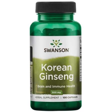 Swanson Korean Ginseng, 500mg - 100 caps