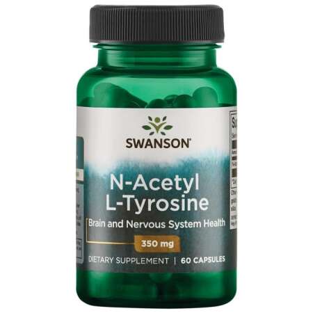 Swanson N-Acetyl L-Tyrosine, 350mg - 60 caps