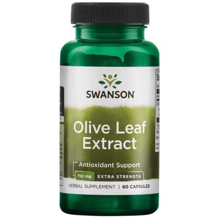 Swanson Olive Leaf Extract, 750mg Super Strength - 60 caps