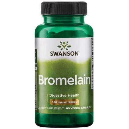 Swanson Bromelain, 500mg - 60 vcaps