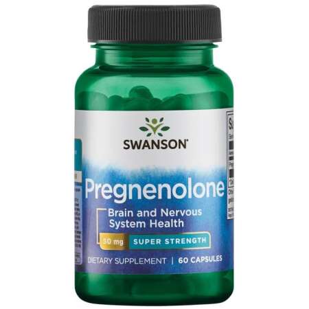Swanson Pregnenolone, 50mg Super-Strength - 60 caps