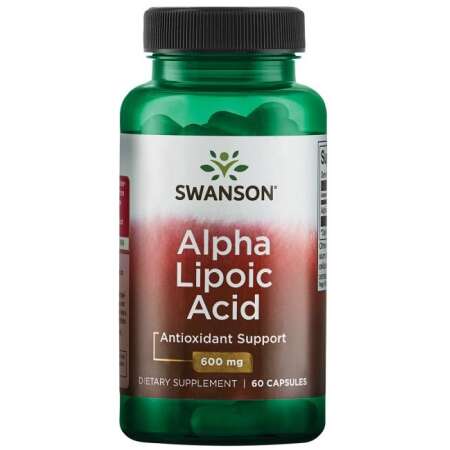 Swanson Alpha Lipoic Acid, 600mg - 60 caps