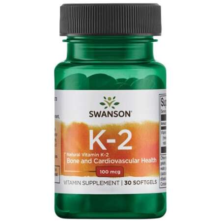 Swanson Vitamin K-2 - Natural, 100mcg - 30 softgels