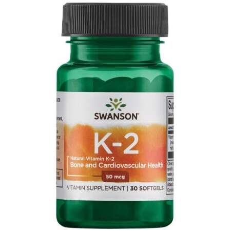 Swanson Vitamin K-2 - Natural, 50mcg - 30 softgels